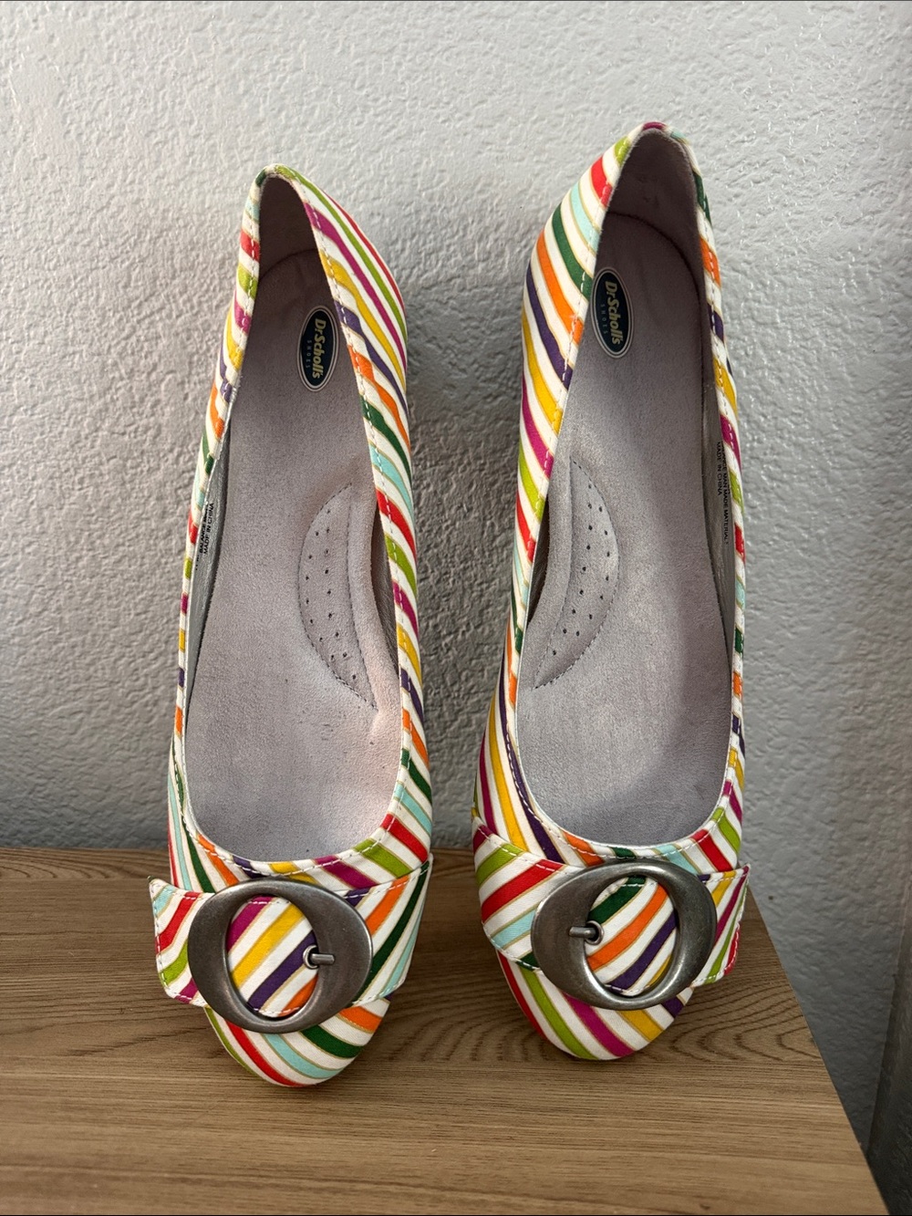 Dr. Scholl’s Multicolor Striped Ballet Flats - Women's
